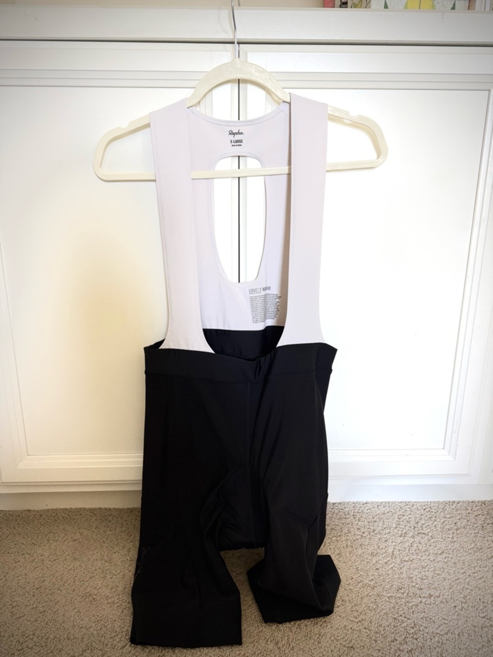 Rapha Black and White Women’s Cycling Bib Shorts